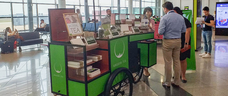 Cambodia Airports is designing shops-on-wheels that can be customized to meet sellers’ needs