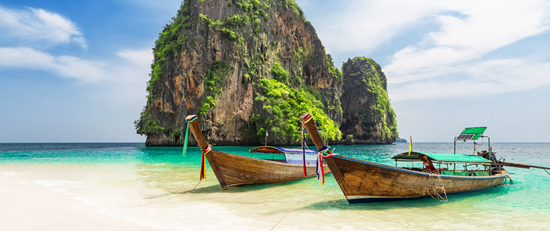 The ancient limestone karst formations that rise from the Andaman Sea are a distinctive feature of Phuket’s shining seascapes