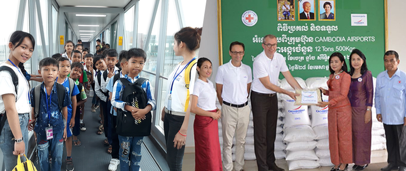 Corporate Social Responsibility projects are an integral part of the DNA of Cambodia Airports unique business model.
