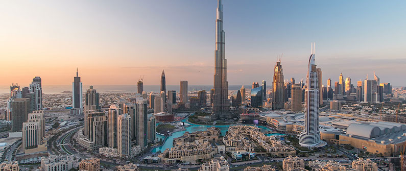 Dubai’s iconic skyline is known for its astonishing architecture and glistening coast.